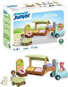 Playmobil Junior: Organic Market Stall & Forklift Deal at Amazon