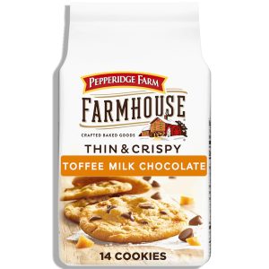 Pepperidge Farm Farmhouse Thin & Crispy Toffee Chocolate Cookies, 6.9 Oz Deal at Amazon
