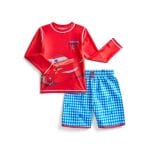 Character Toddler Boy Long- Sleeve Rash Guard and Swim Trunks