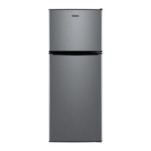 Galanz 4.6 cu ft Stainless Steel Mini Fridge with Freezer—compact