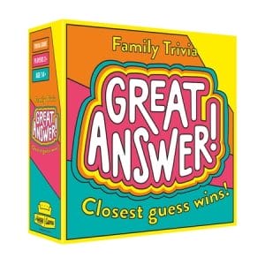 Great Answer! Fun Family Friendly Trivia Game Where Every Answer Is a
