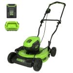 Greenworks 60V 19" Cordless Battery Push Lawn Mower with 5.0Ah Battery