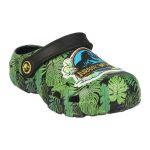 Jurassic World Toddler Boys Casual Black Clogs with Back Strap