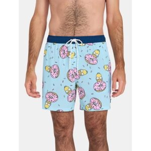 Neff Men's and Big Men's The Simpsons Print Swim Trunks