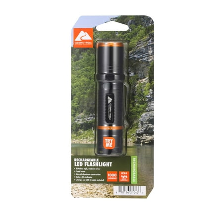 Ozark Trail Rechargeable LED Flashlight
