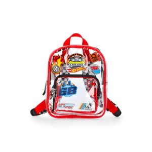 Hot Wheels Boys Clear Mini Backpack