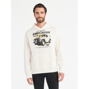 Toyota Men's and Big Men's Land Cruiser Graphic Hoodie with Long Sleeves