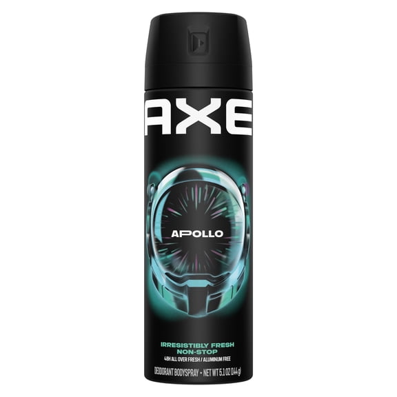 AXE Apollo Deodorant Body Spray for Men 48H Odor Protection Sage & Cedarwood Aluminum Free Body Spray Deodorant, 5.1 oz