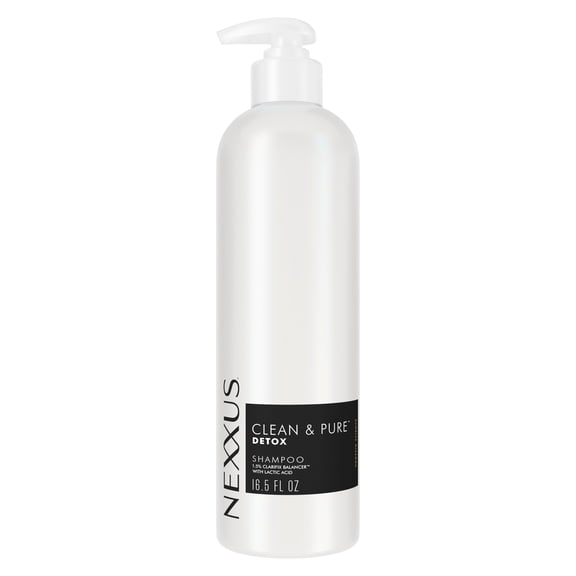 Nexxus Clean & Pure Detox Shampoo for Professional Hair Care, Silicone, Sulfate, and Paraben-Free with Balancer Technology, 16.5 fl oz