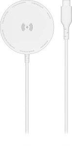 Best Buy essentials™ – 10W Magnetic Wireless Charger for iPhone or Devices Compatible with MagSafe & Qi Charging – White — deal at Best Buy