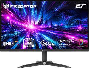Acer – Predator 27″ QD-OLED QHD 240Hz 0.03ms FreeSync Premium Gaming Monitor with HDR (DisplayPort, HDMI) – Black — deal at Best Buy