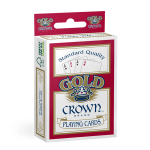 Gold Crown Quality Paper Standard Poker Playing Cards by Great Time